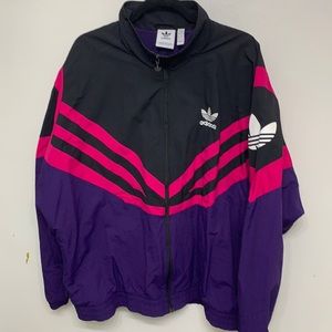 Adidas Men’s Windbreaker X Large Purple and Pink